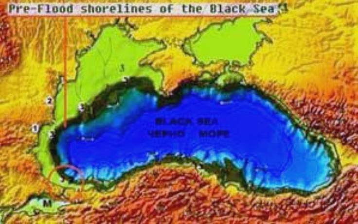 Image result for noah flood on the black sea